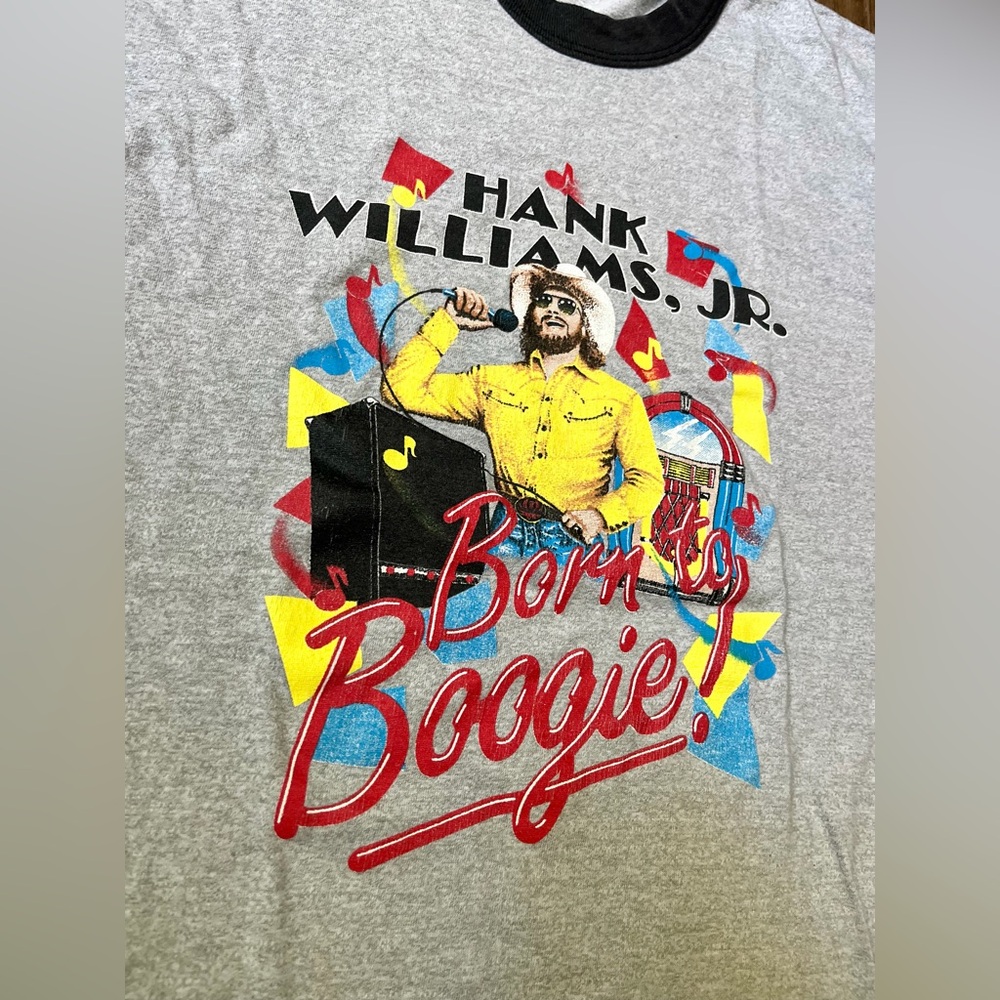 Vintage 1980s Hank Williams Jr Shirt View 4